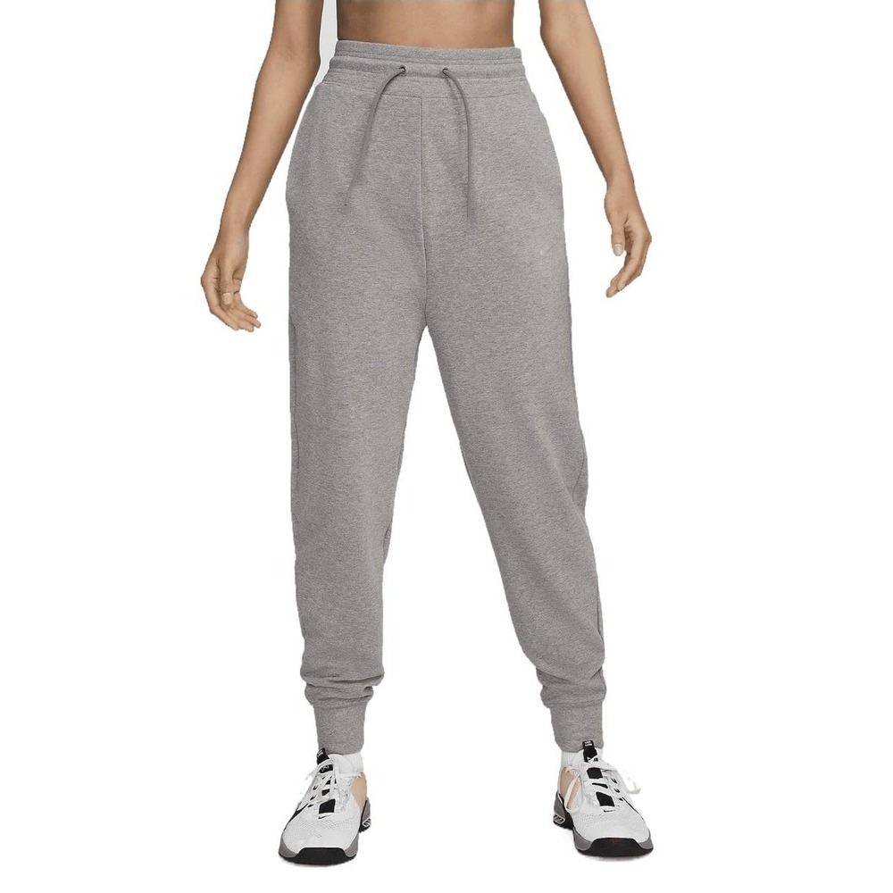 Nike Dri-FIT One Women's High-Waisted 7/8 French Terry Joggers FB5434-091 XS